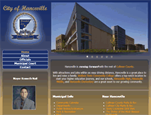 Tablet Screenshot of cityofhanceville.net
